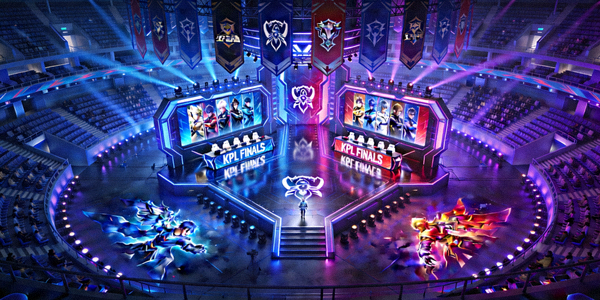 王者荣耀KPL总决赛舞台全景